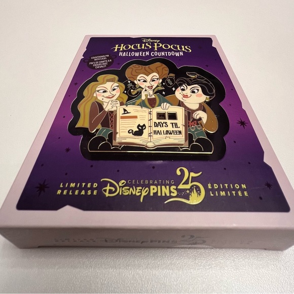 Disney Hocus Pocus Halloween Countdown Jumbo Trading Pin Limited Edition New2025 - Picture 3 of 11